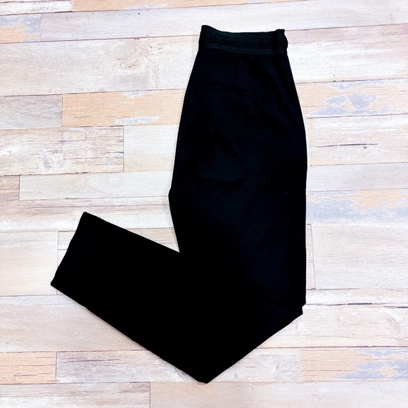ZARA Black straight-leg pants - Picture 1 of 11